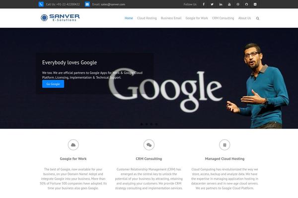 THBusiness theme site design template sample