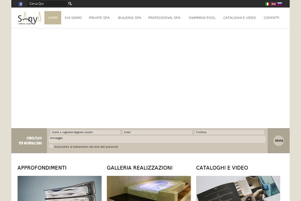 River theme site design template sample