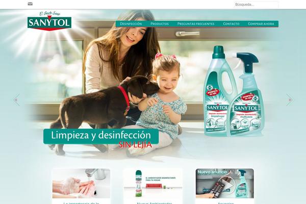 sanytol.es site used Sanytol