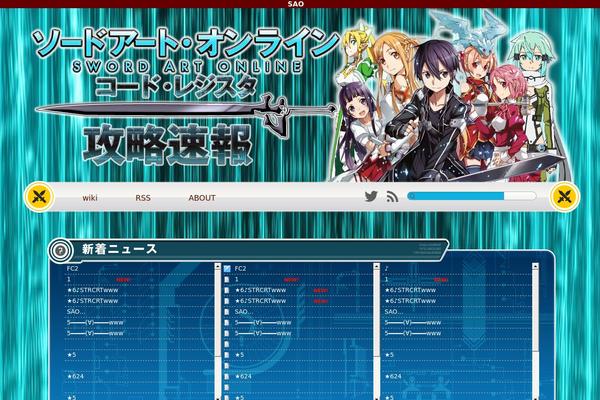 sao WordPress theme, websites list used sao theme sao theme websites examples