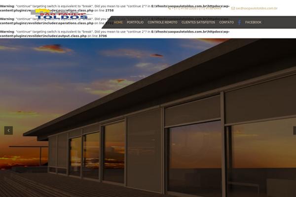 Site using Carpenter-slider plugin