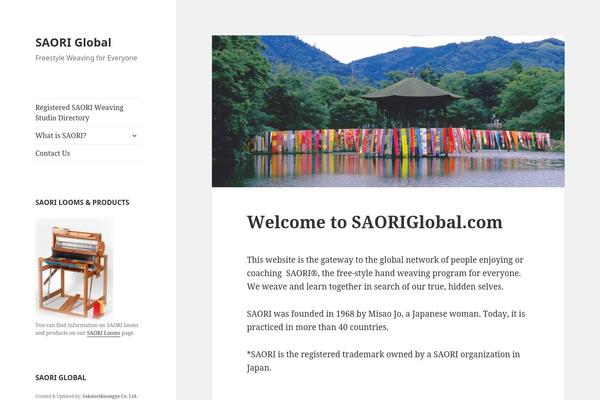 Twenty Fifteen theme site design template sample