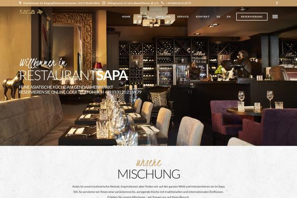Grandrestaurant theme site design template sample