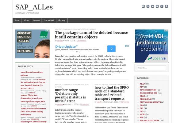sapalles.com site used Magazine Basic