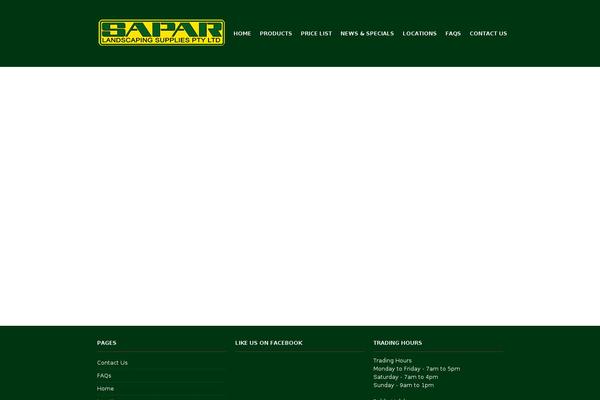 Site using Facebook Widget plugin