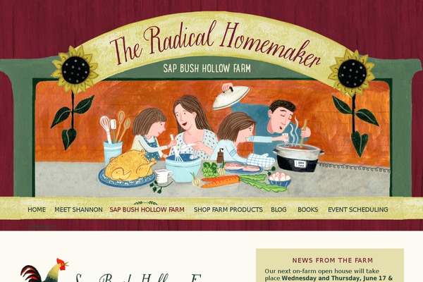 Radical theme site design template sample