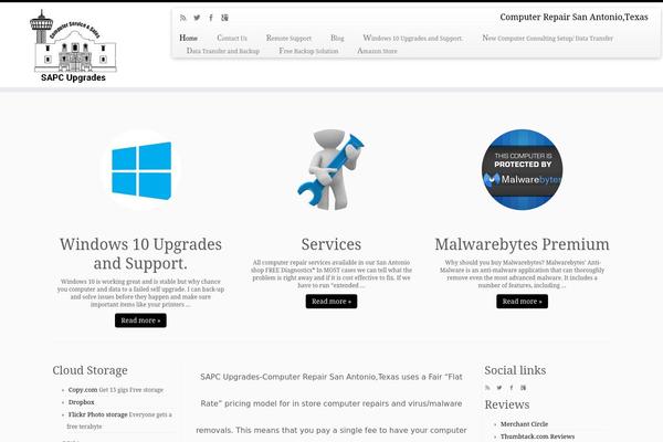 sapcupgrades.com site used Customizr