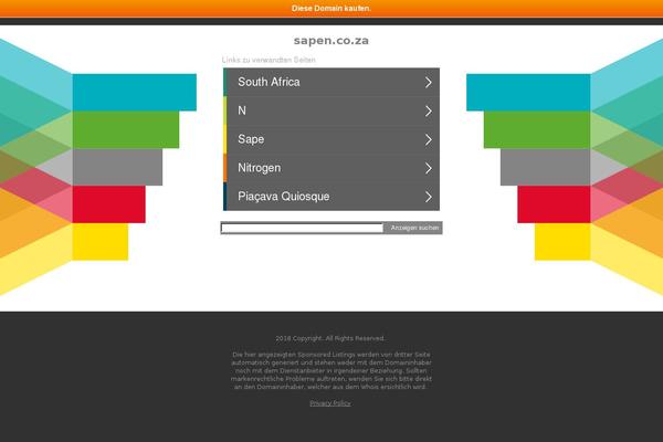sapen.co.za site used BlogKori