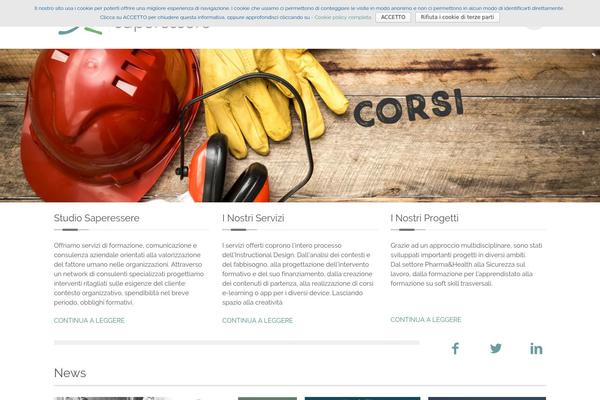 saperessere.com site used Haxon