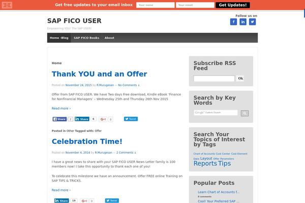 WordPress website example screenshot