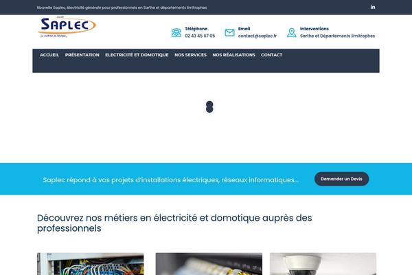 saplec.fr site used Pixomi