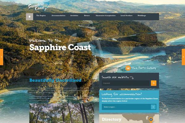 sapphirecoast theme websites examples