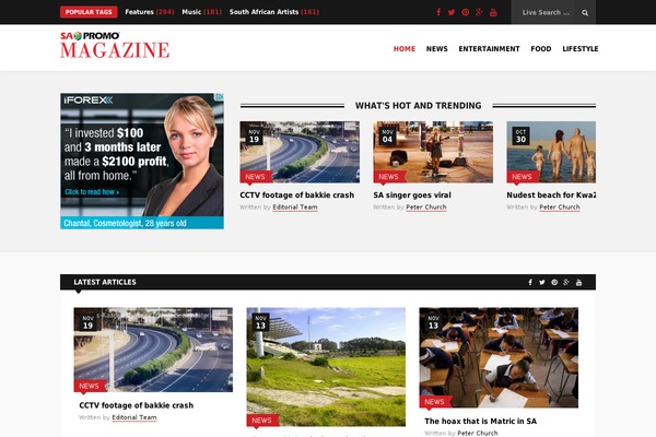 Jnews-child theme site design template sample
