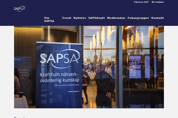 sapsa.se site used Generation-theme