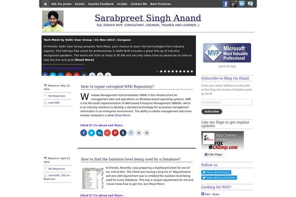 Suffusion theme site design template sample