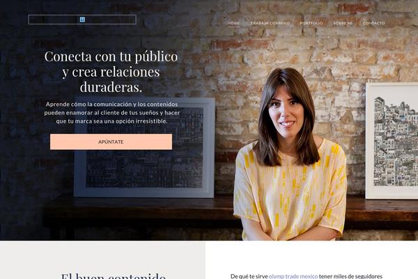 saracelaya.com site used Genesis-threefeelings