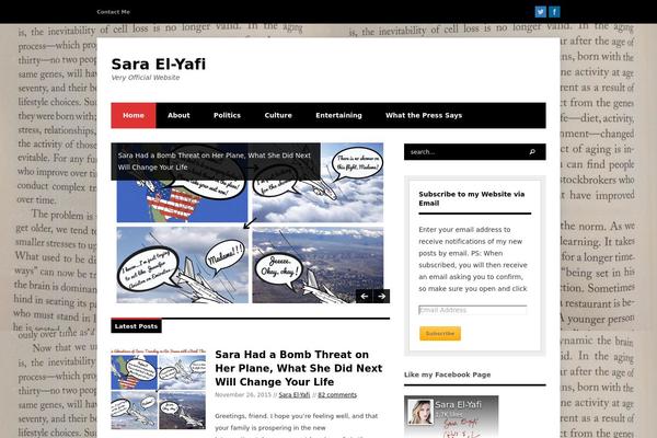 saraelyafi.com site used Bloggit