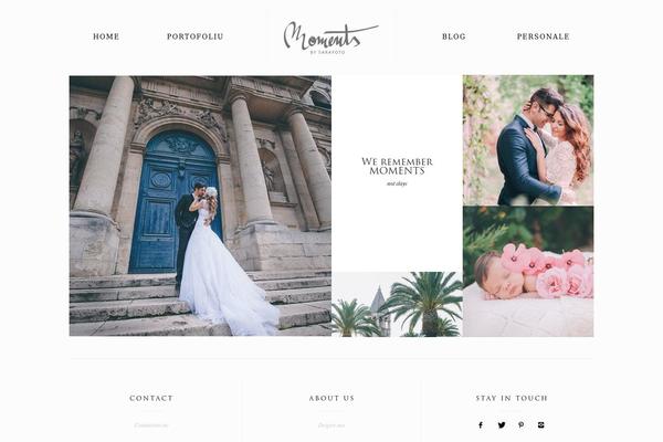 Rebecca theme site design template sample