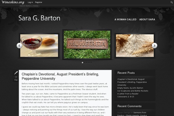 Sakura theme site design template sample