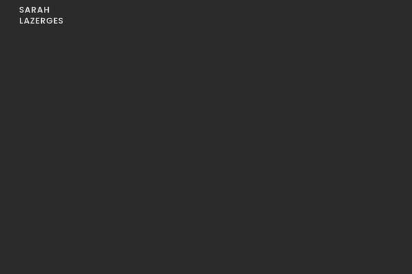 sarah-lazerges.com site used Catch-fullscreen