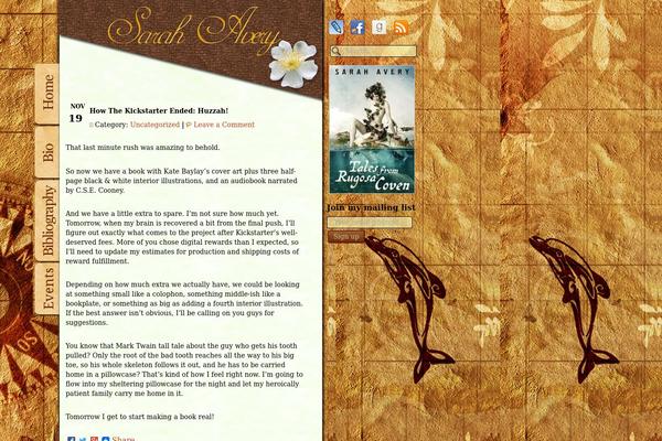 sarahavery.com site used Avery