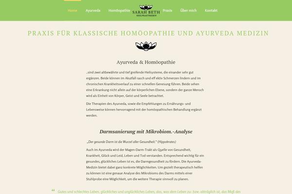 Kriya theme site design template sample