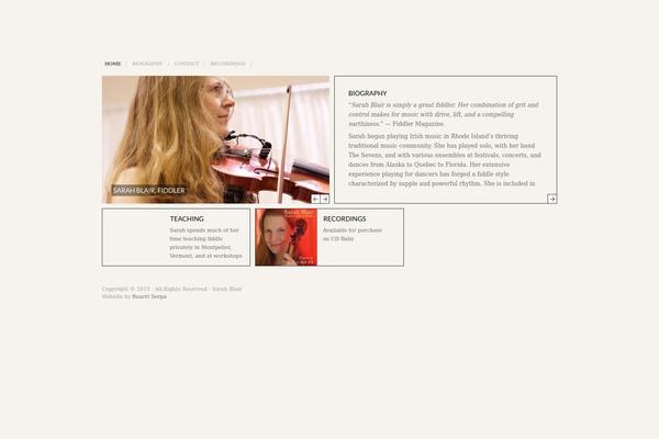 Studio theme site design template sample