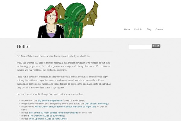 Portfolio Press theme site design template sample
