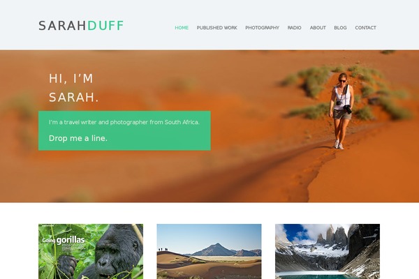 Mammoth-wp theme site design template sample