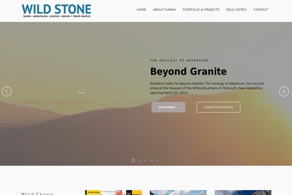 Mineral theme site design template sample