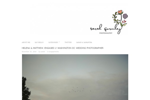 sarahgormleyphotography.com site used Origin