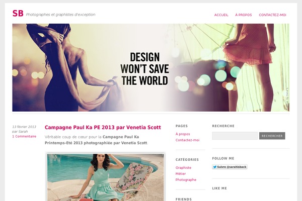 sarahisback.com site used Yoko