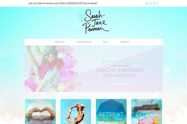 Total theme site design template sample