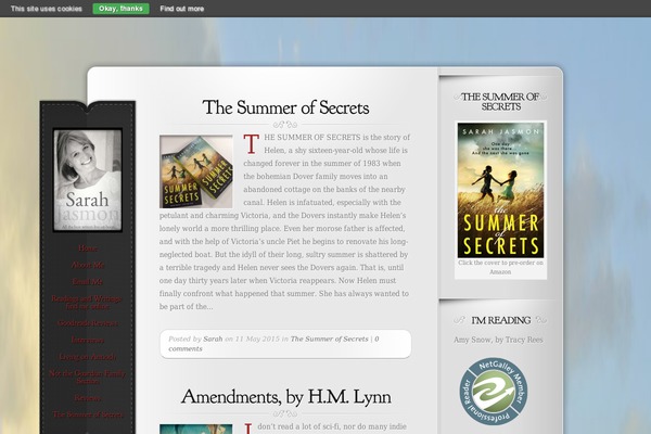 Memoir theme site design template sample