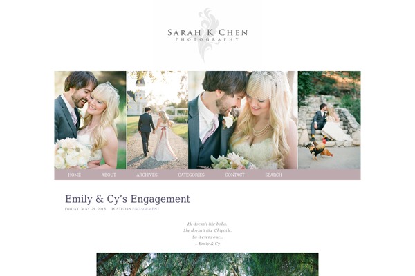 ProPhoto 2 theme site design template sample