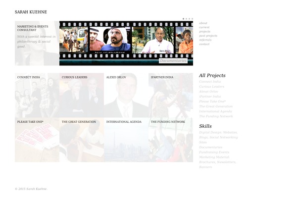 Minimaliste theme site design template sample