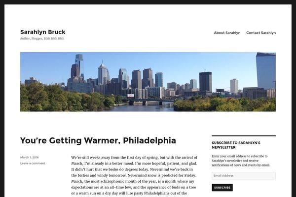 Fruitful theme site design template sample