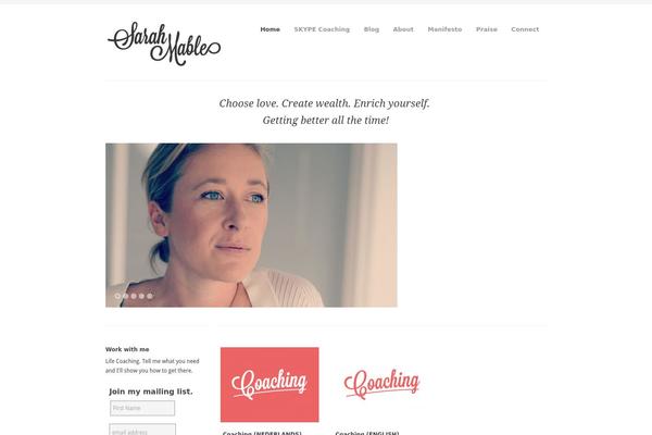 Classica theme site design template sample