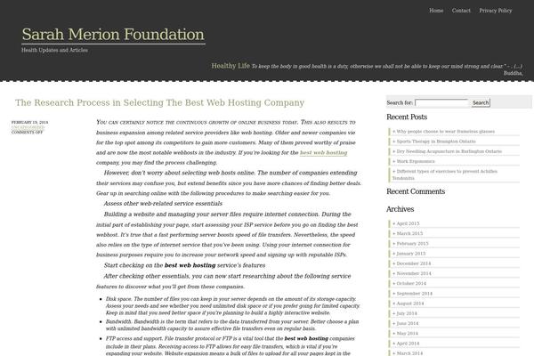 Typogriph theme site design template sample