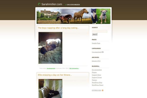 Peaceful Rush theme site design template sample