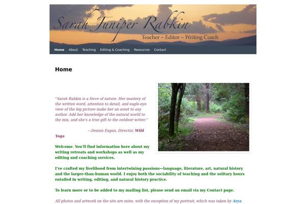 sarahrabkin.com site used Weaver II