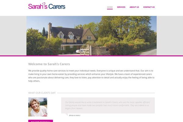 Vanguard theme site design template sample