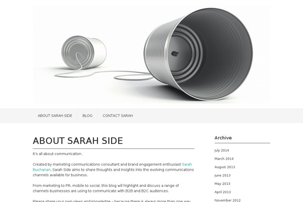 Vortex theme site design template sample