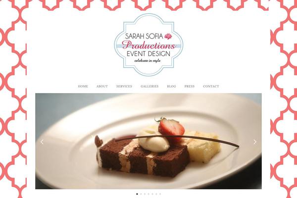 Flourish theme site design template sample
