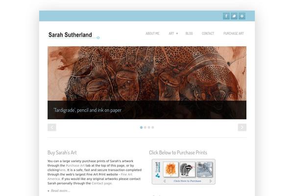 sarahsutherlandart.com site used Simplecorp