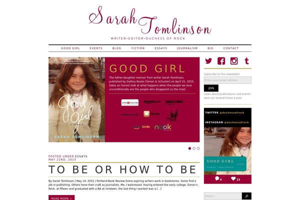 sarahtomlinson.com site used Name