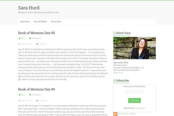 Accelerate theme site design template sample