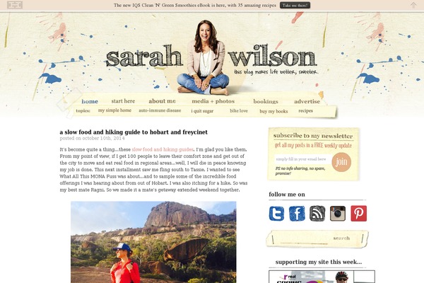 News Blog theme site design template sample