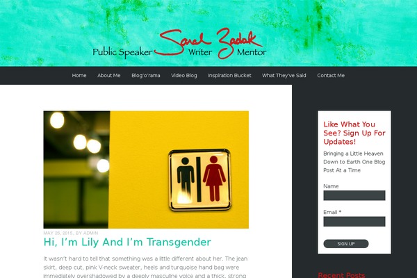 sarahzadok.com site used Blatantly
