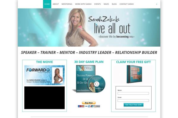 sarahzolecki.com site used Brickndigital